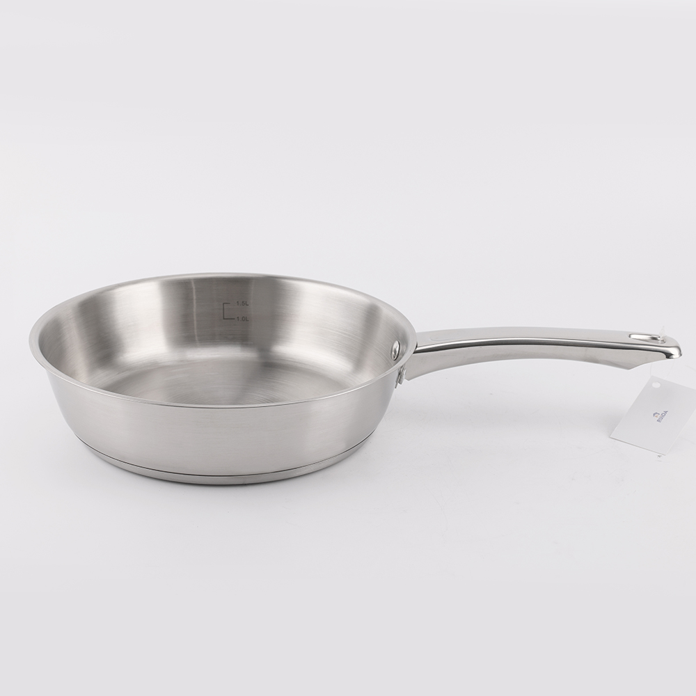 High Quality Factory Easy Cleaned Stainless Steel Cookware Frypan Frying Pan