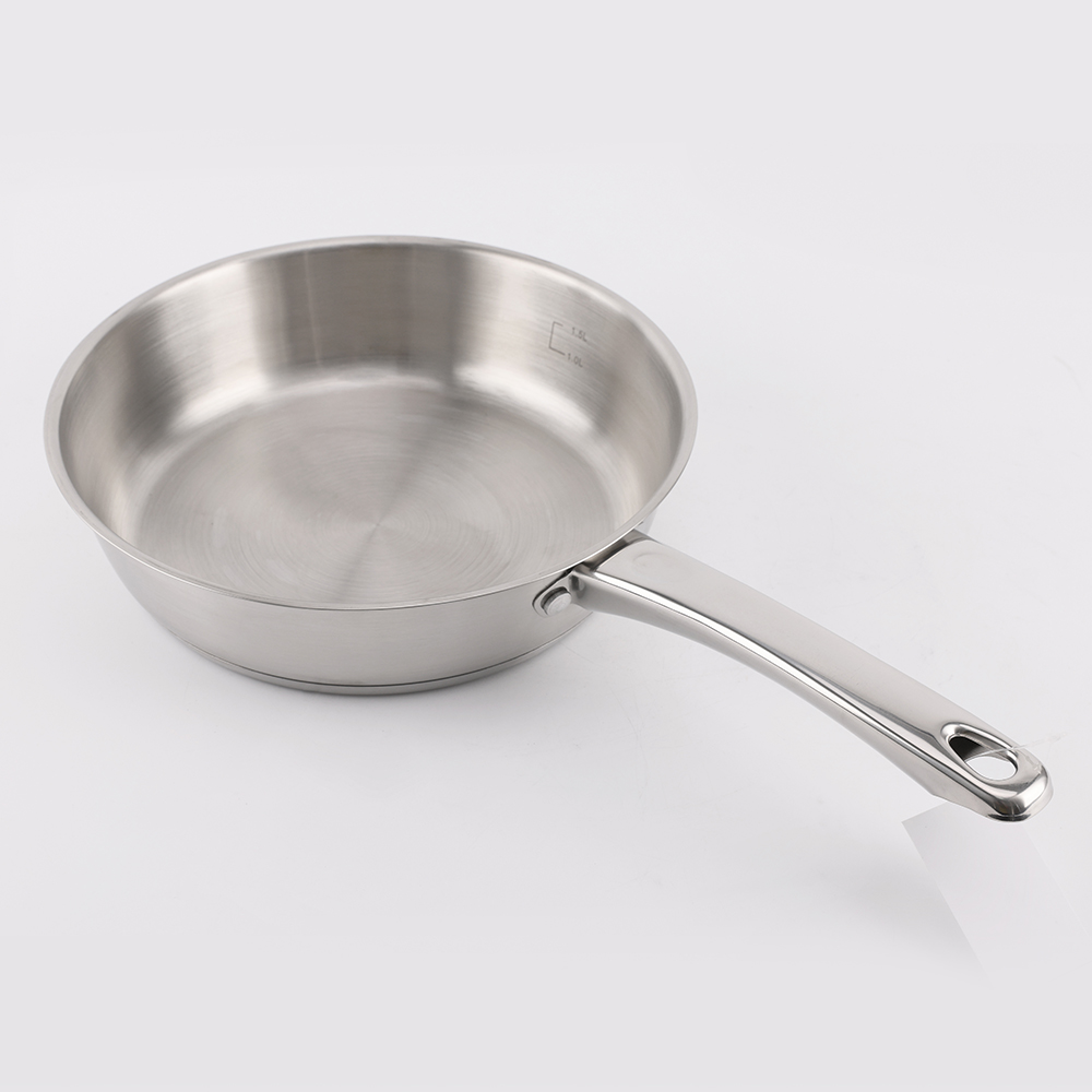 High Quality Factory Easy Cleaned Stainless Steel Cookware Frypan Frying Pan