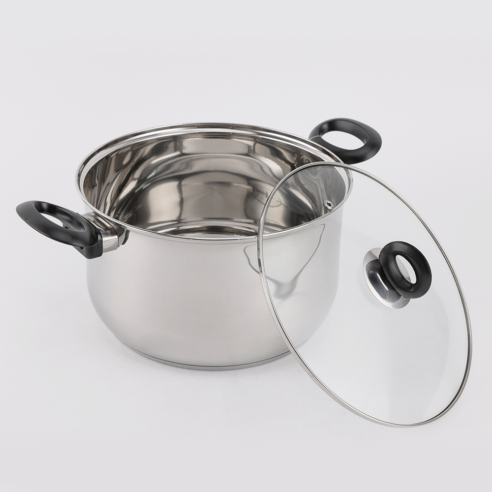 Wholesale Factory Kitchenware Cookware 12PCS Stainless Steel Cookware Set