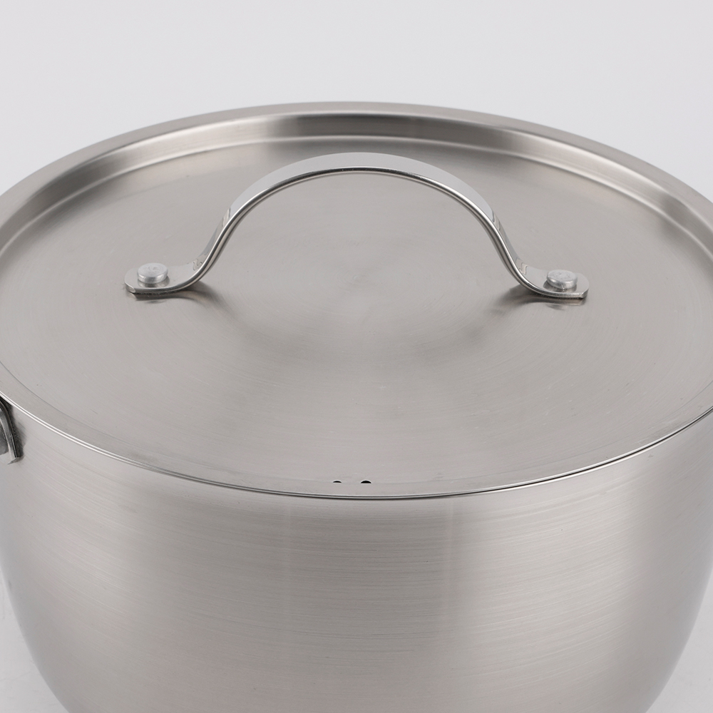 Hot Sales OEM Factory Conical Shape Kitchenware Cookware Stainless Steel Cookware
