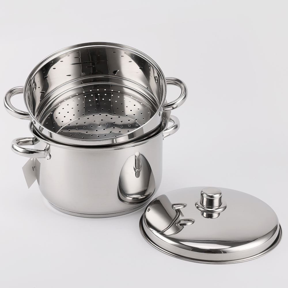 Kitchen Utensils 6PCS Safest Stainless Steel Couscous Pot Steamer Set