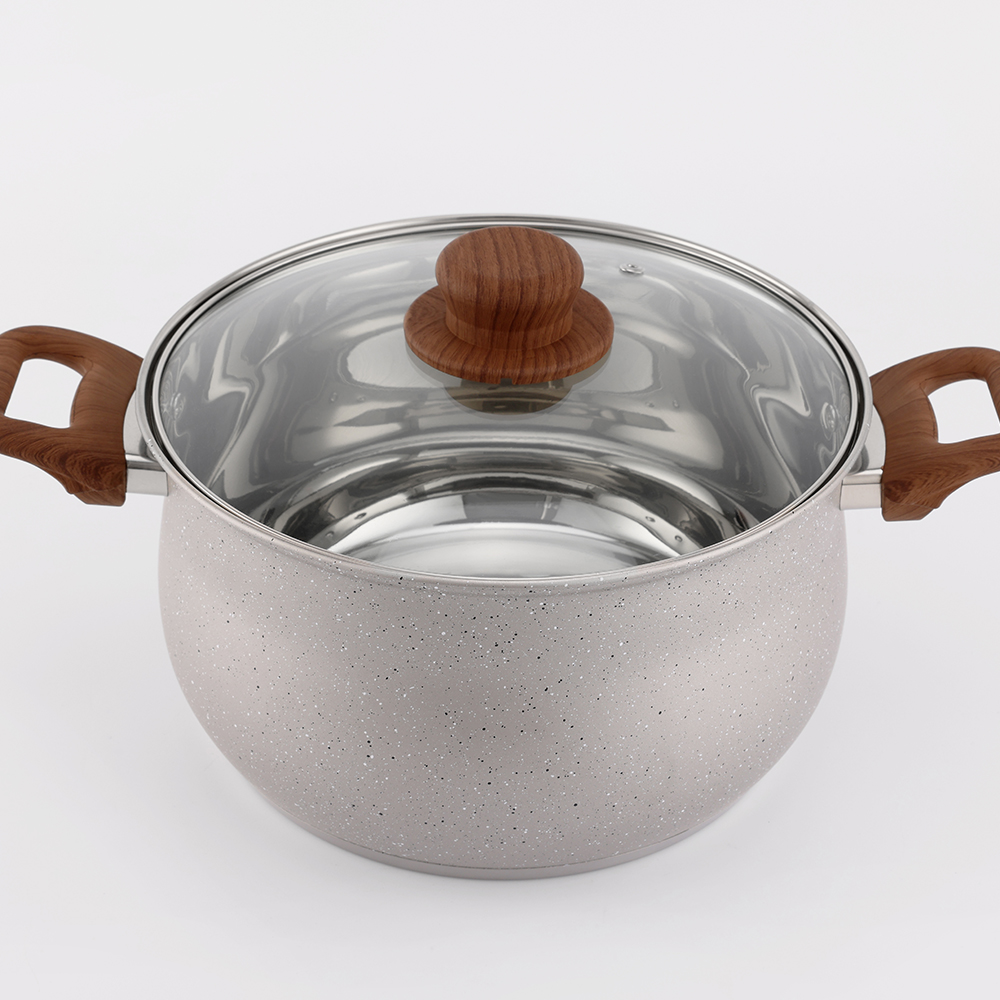 Wholesale Stock Pot Set Stainless Steel Casserole Hotpots Cooking Pots