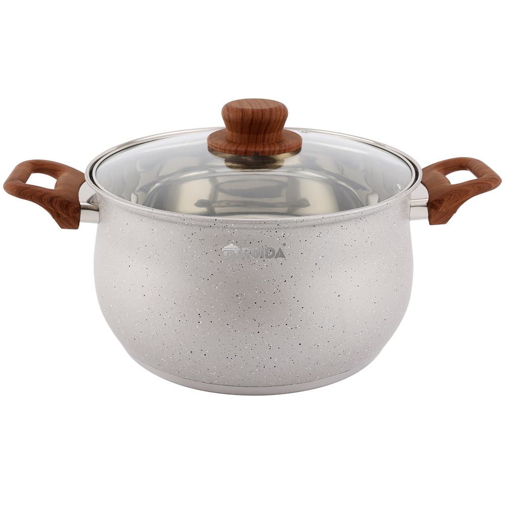 China Factory Manufacturer Dessini Disine Regina Granite Cookware Set Non-Stick Nonstick Cookware