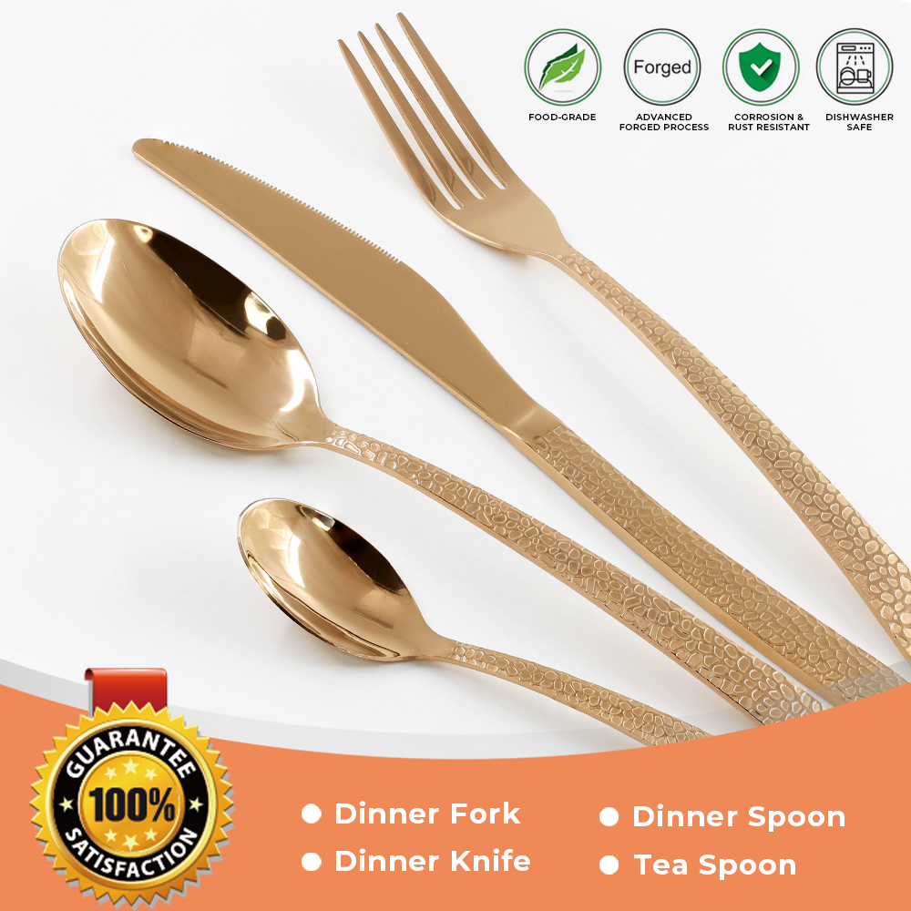 High Quality 4PCS Tableware Stainless Steel Cutlery Set with Restaurant Home