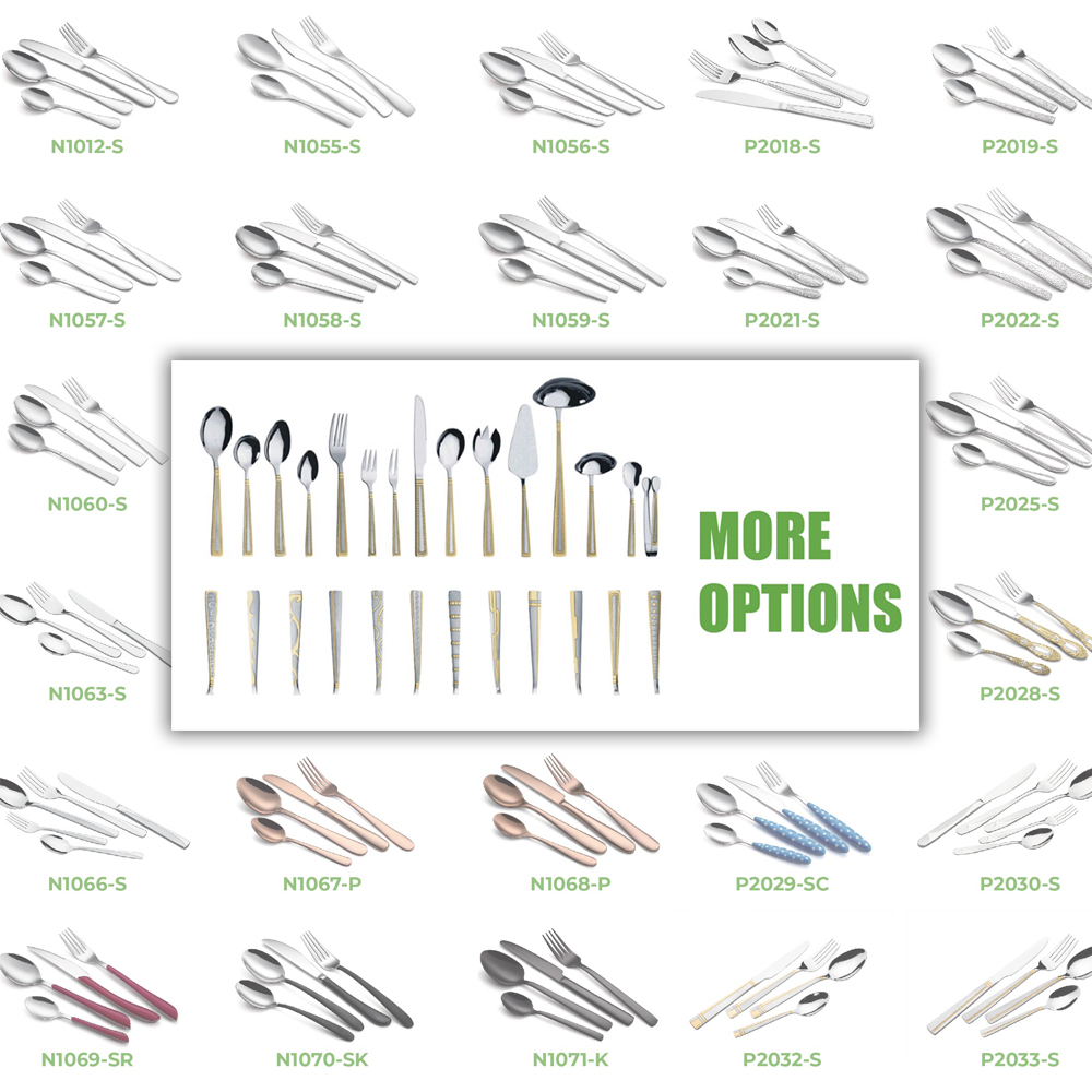 High Quality 4PCS Tableware Stainless Steel Cutlery Set with Restaurant Home