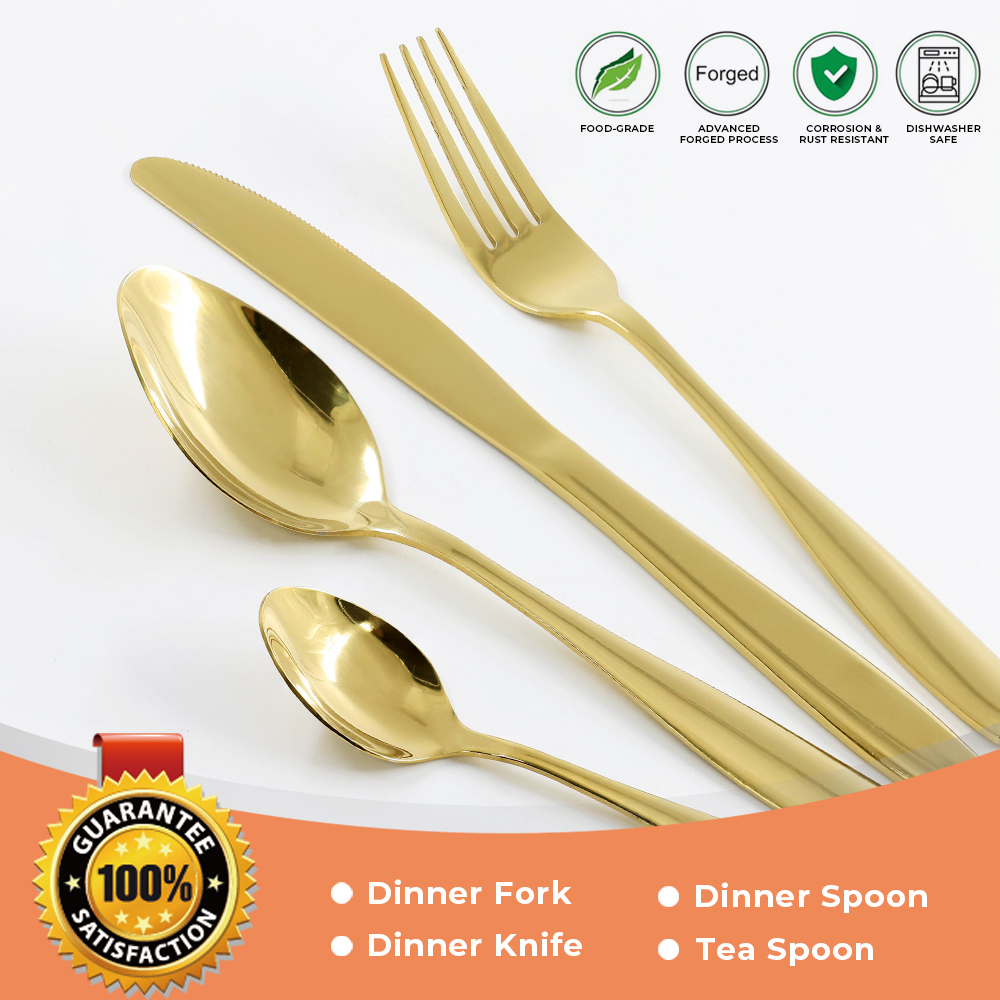 Durable Sturdy Cutlery Set Stainless Steel Tableware for Hotel Restaurant