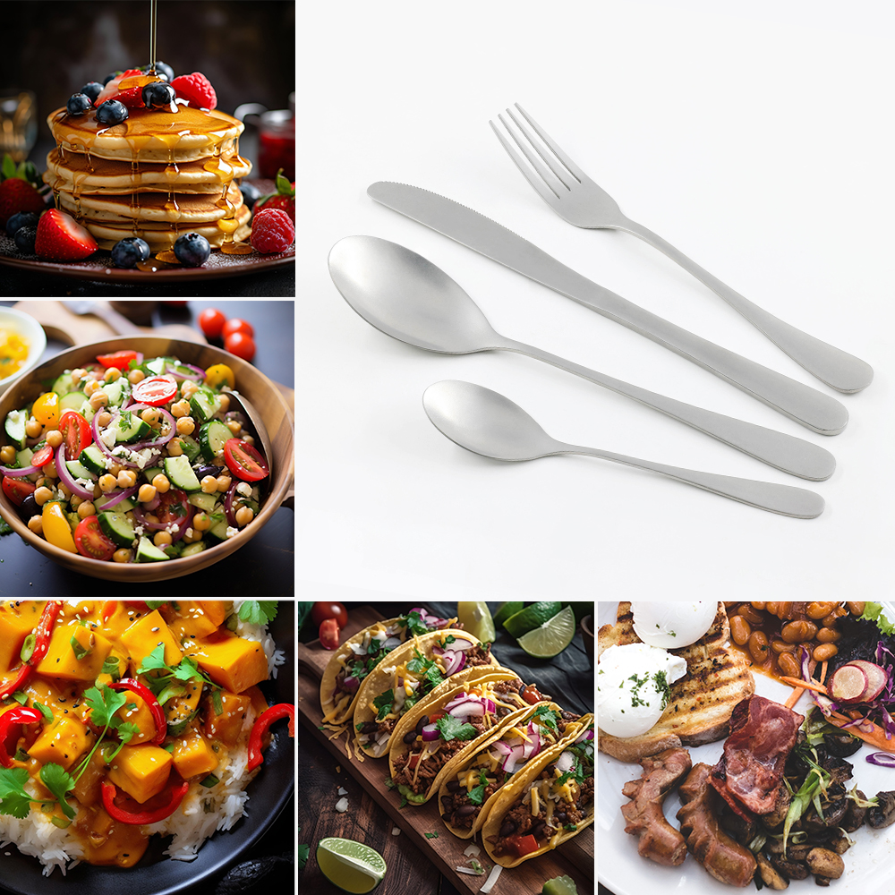 Food Grade Stainless Steel Dinner Sets Cutlery Set for Restaurant