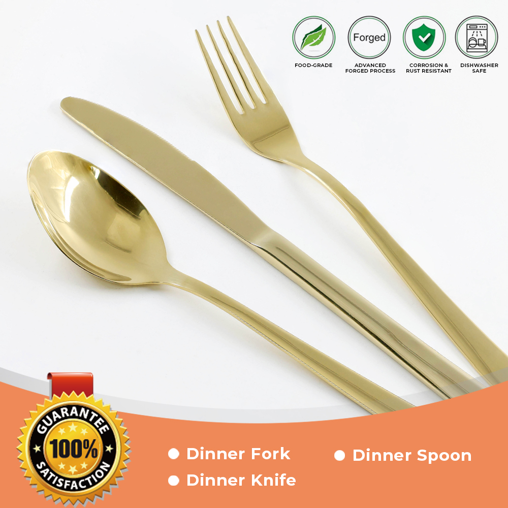 Stainless Dinnerware Fork Spoon and Knife Sets Cutlery