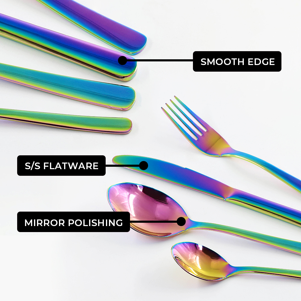 Stainless Steel Elegant Cloth Style Cutlery Premium Factory Cost Customized