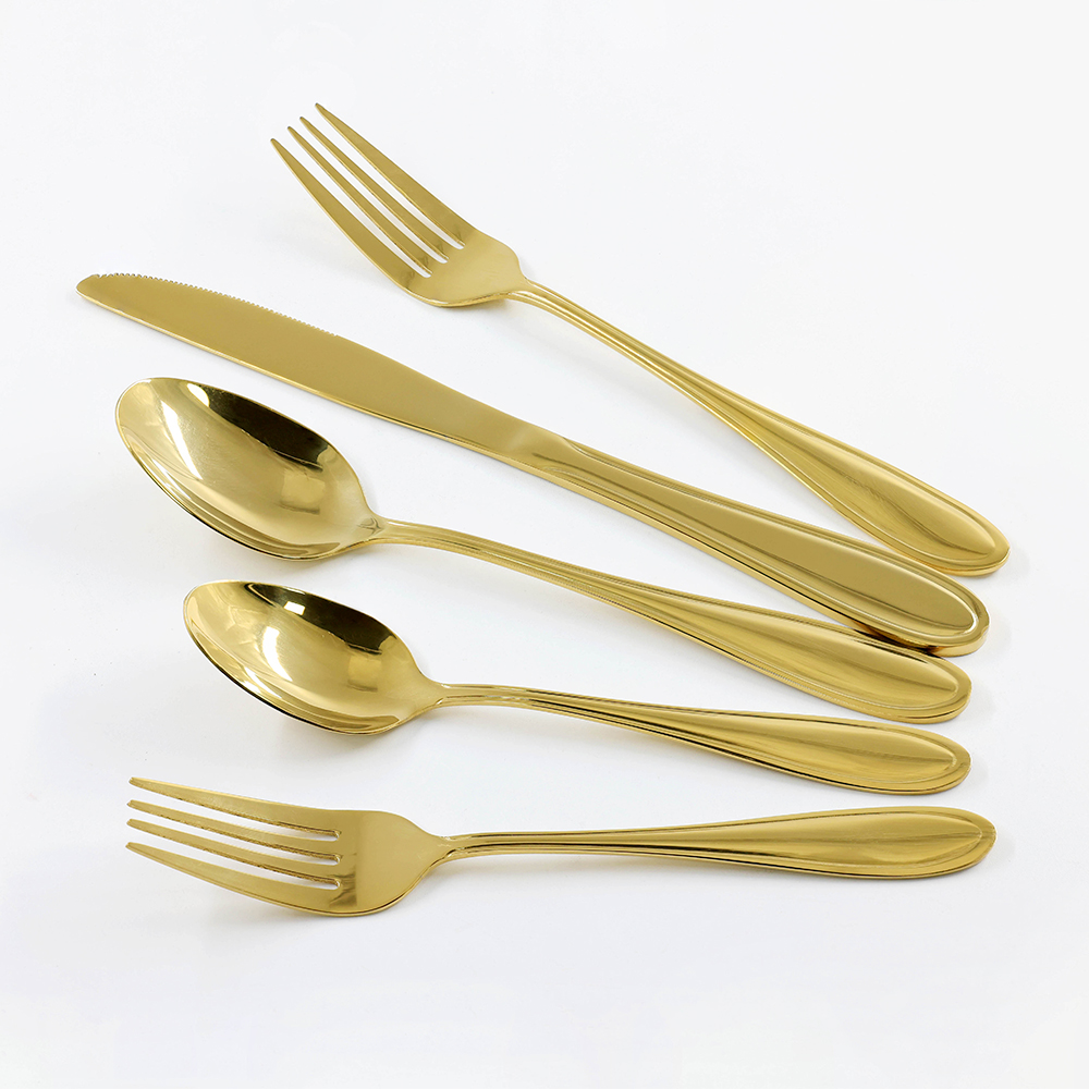 Knife Fork Spoon Cutlery Stainless Steel Tableware Flatware Set for Star Hotel