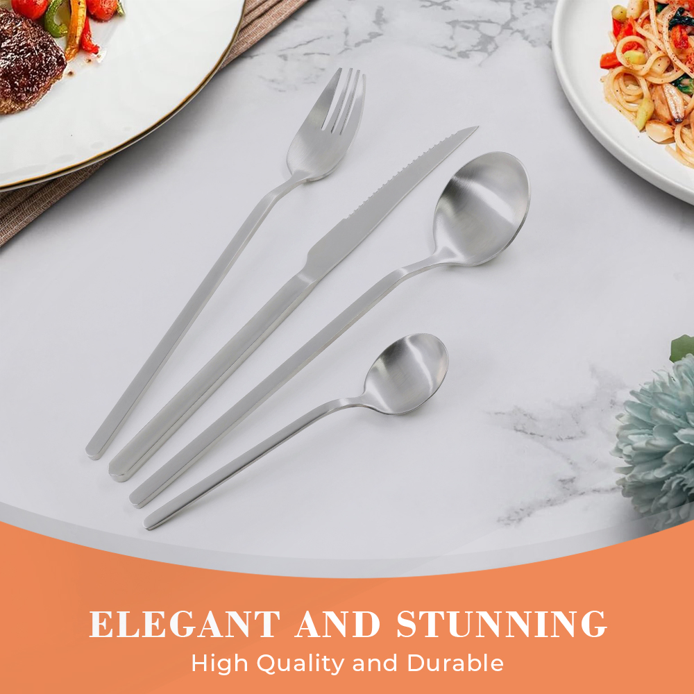 Heavy Duty Stainless Steel Flatware for Cutlery Sets with Mirror Polished