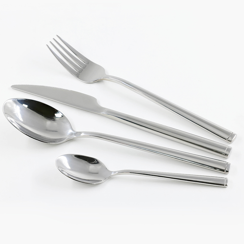 Amazon Hot Selling Dinnerware Set Reusable Flatware Set Knife Spoon Fork Set Luxury Gold Cutlery Set