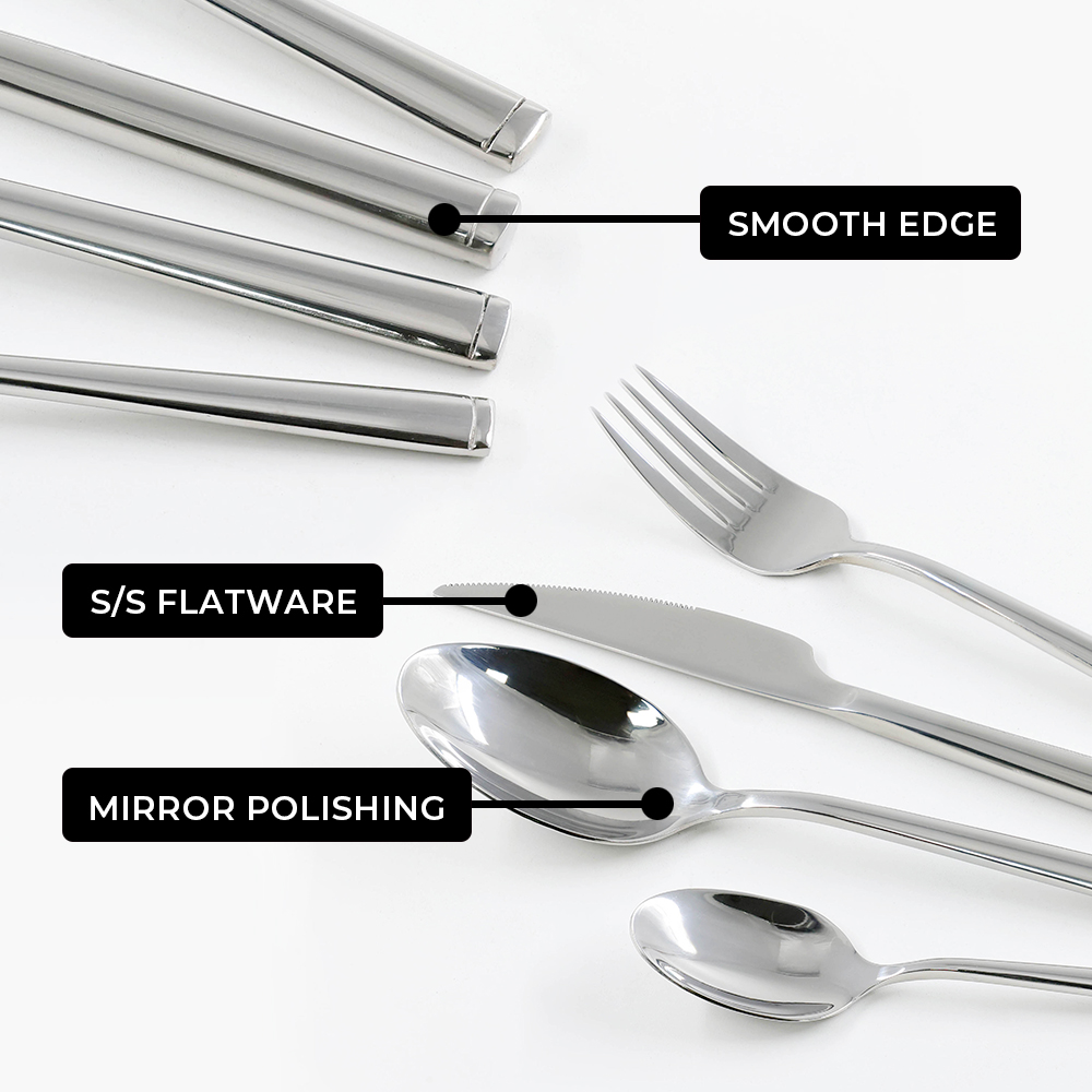 Amazon Hot Selling Dinnerware Set Reusable Flatware Set Knife Spoon Fork Set Luxury Gold Cutlery Set