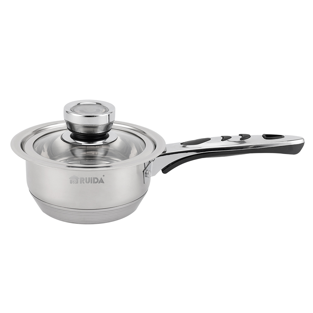 16/18PCS High Quality Kitchen Wide Edge Cooking Pot Soup Stock Pots Cookware Casserole Pot