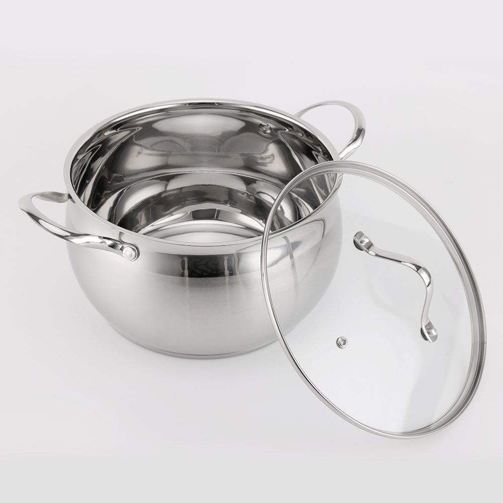 6 PCS Home Kitchen Apple Shape Cookware Set with Wire Handle