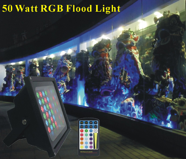 50 Watt RGB LED Flood Light