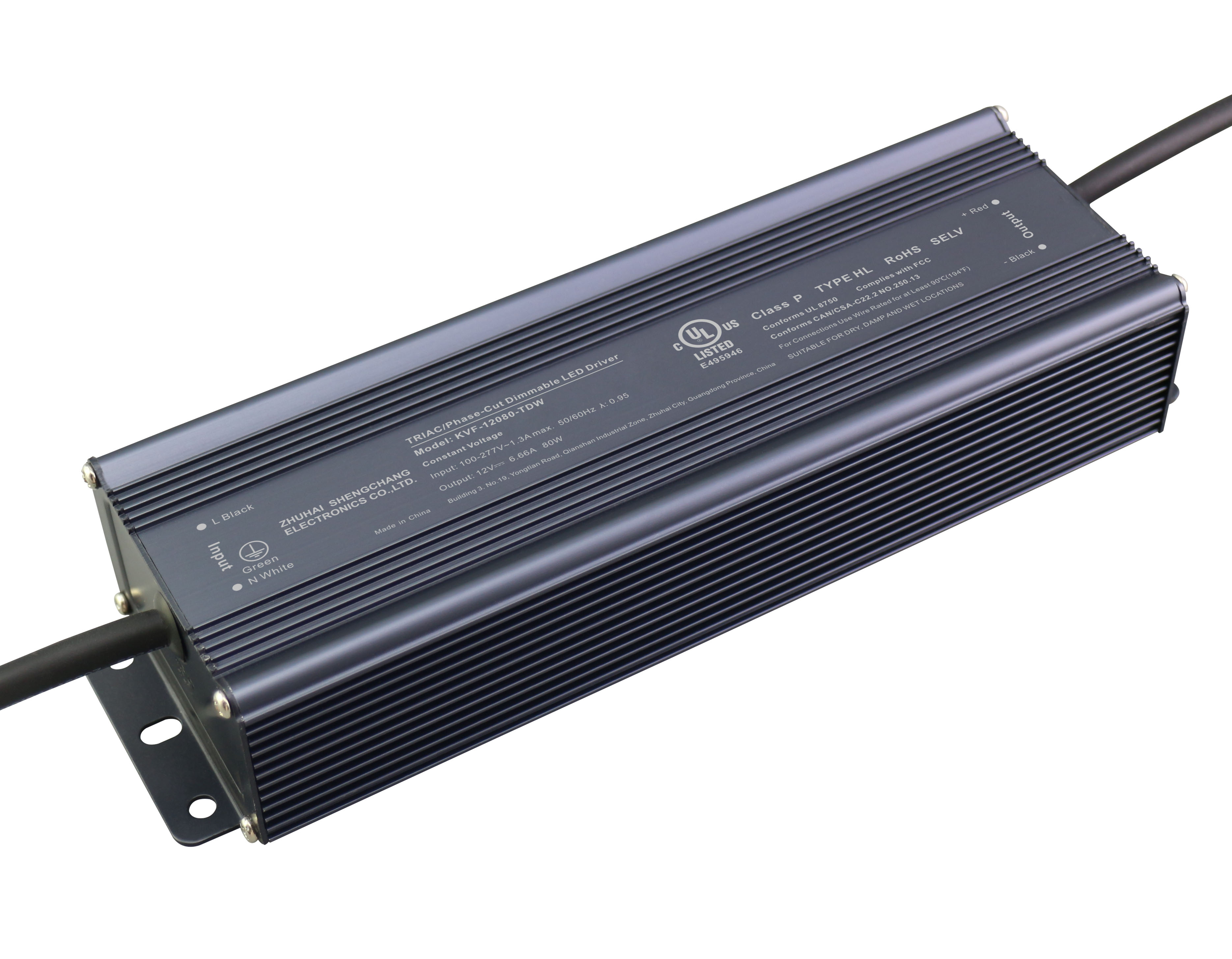 KVF-TDW Series 80W 96W Constant Voltage Triac Dimmable LED driver