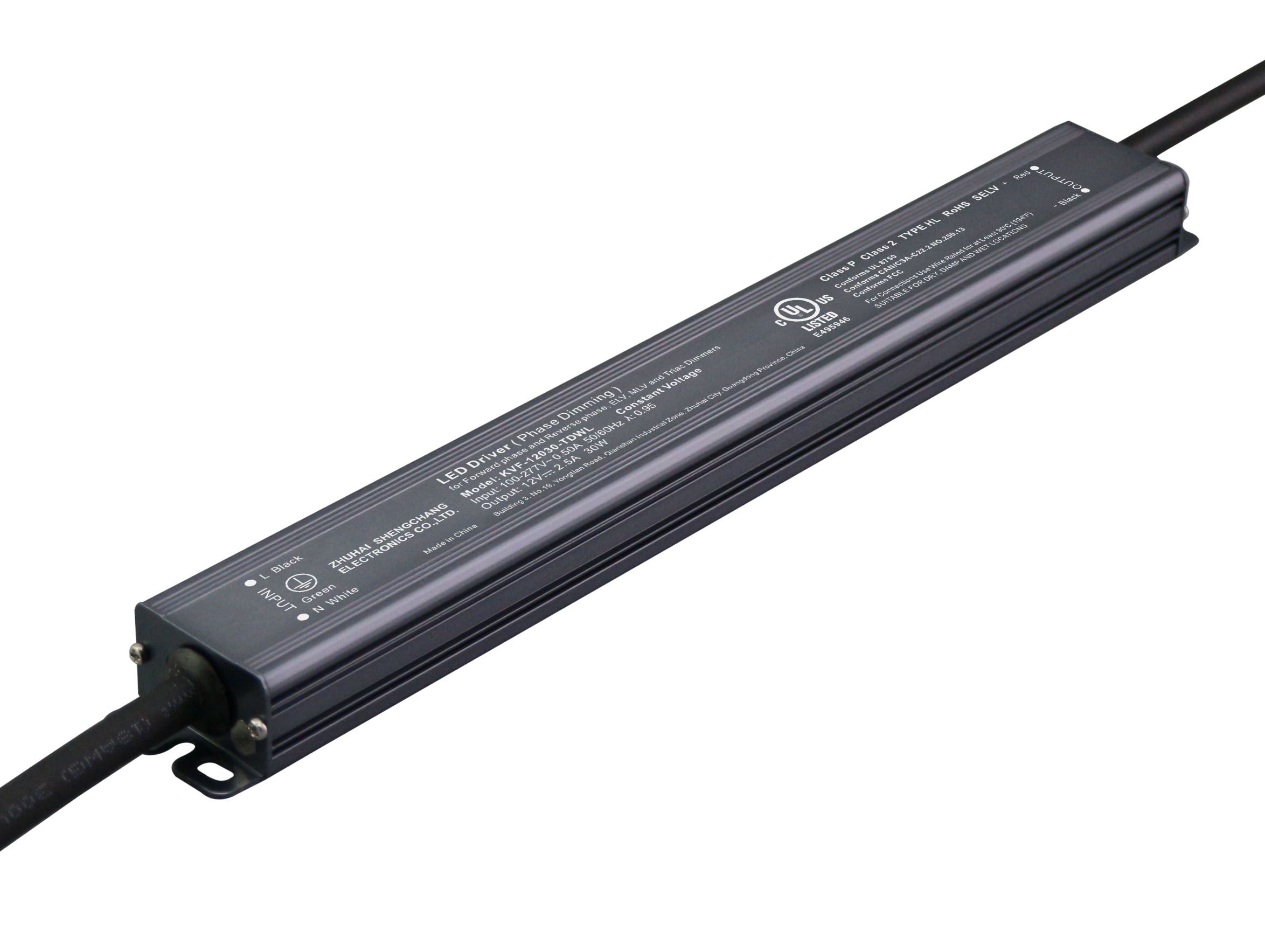 KVF-TDWL Series 30W Constant Voltage Triac Dimmable LED driver