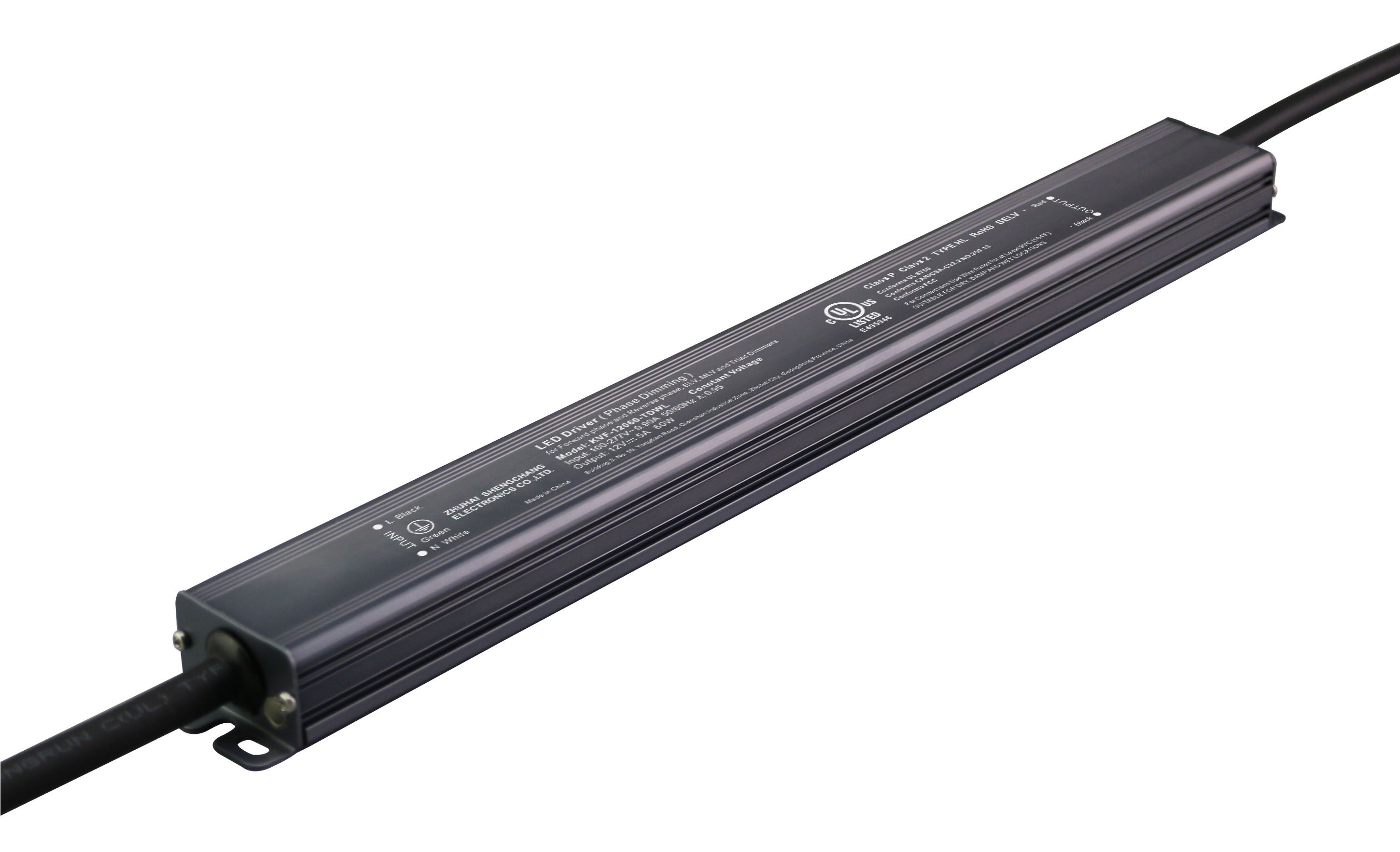 KVF-TDWL Series 60W Constant Voltage Triac Dimmable LED driver