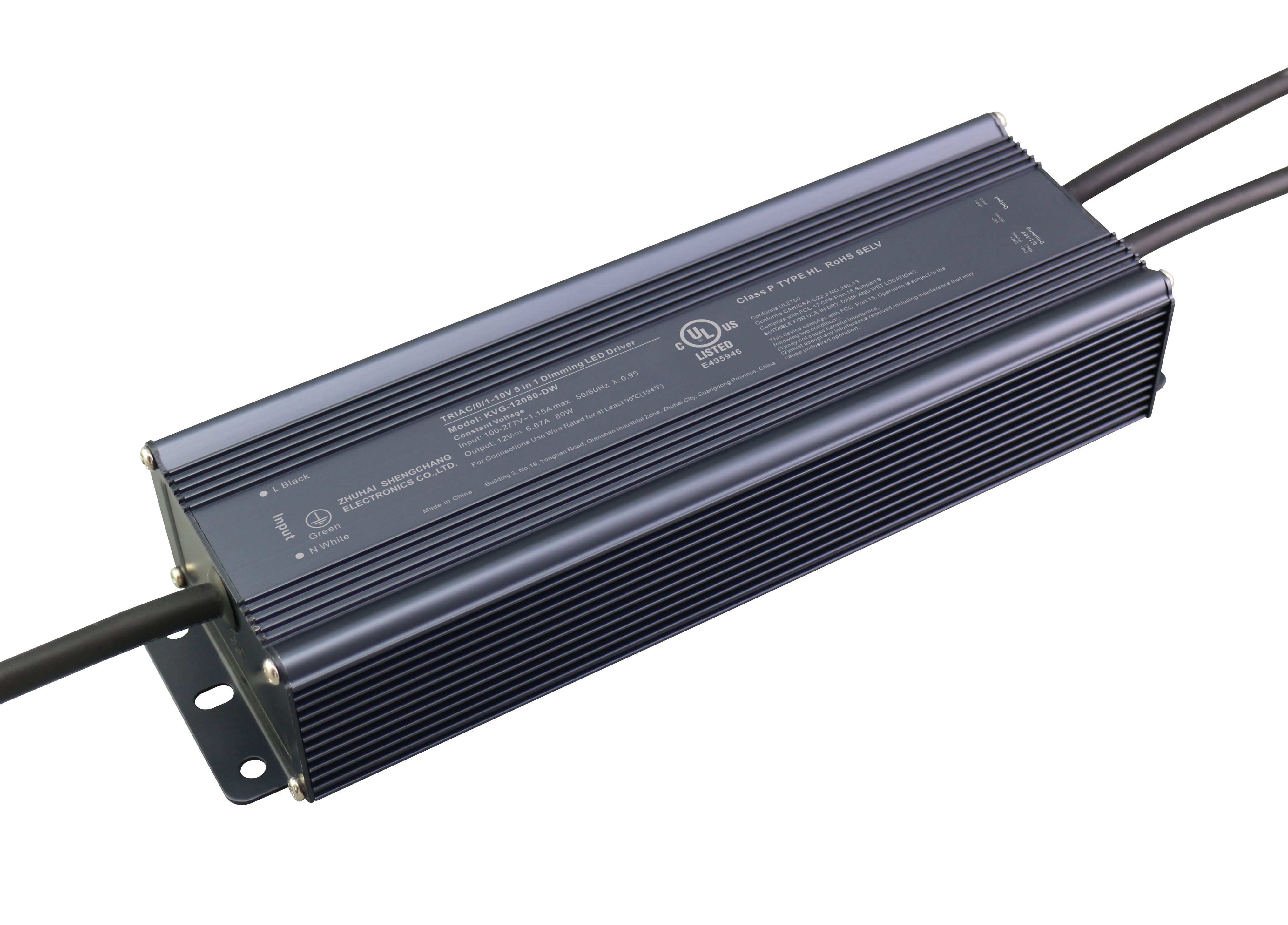KVG-DW Series 96W Constant Voltage Triac&0/1-10V Dimmable LED driver