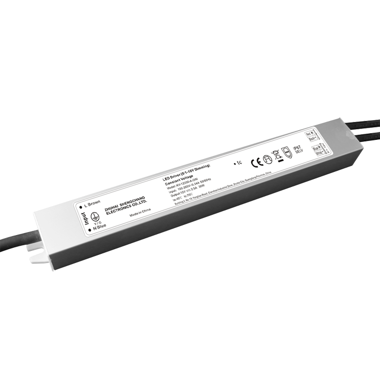 KV-A-DIM系列 30W 12V/24V 0/1-10V LED调光电源