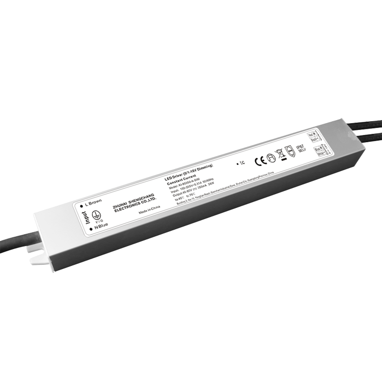 KI-A-DIM系列 30W 0/1-10V 恒流长条型调光电源