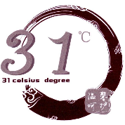 31°C 31 CELSIUS DEGREE 温馨呵护  35类