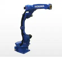 MOTOMAN-GP12<br>6轴垂直多关节型<br>负载：12KG<br>动作范围：1440ｍｍ<br>控制柜：YRC1000<br>用途：搬运、取件/包装、码垛、组装/分装