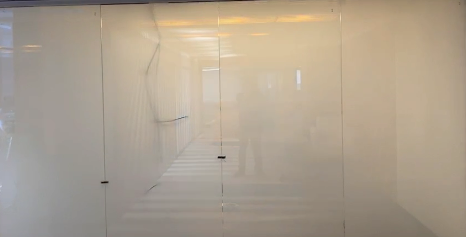 海博-调光玻璃办公室隔断案例
