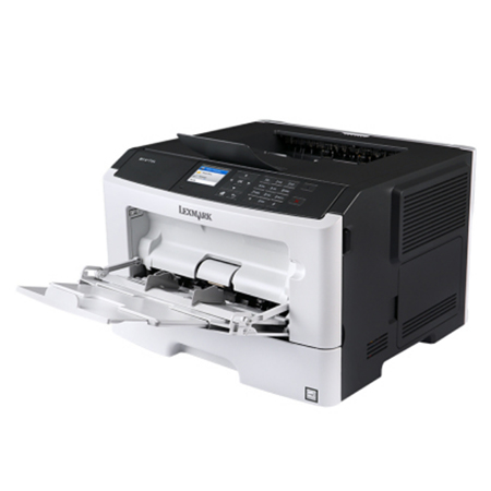 利盟-MS417dn黑白激光打印机-家用办公网络双面高速手机a4纸打印
