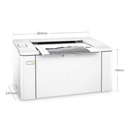 惠普（HP）LaserJet-Pro-M104a黑白激光打印机-USB打印