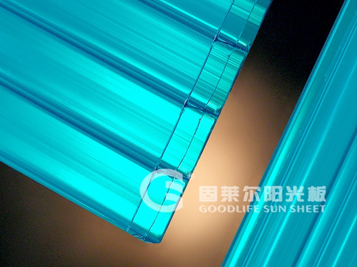 Polycarbonate Multi-Wall Sheet-One side uv Triple-Wall Sheet