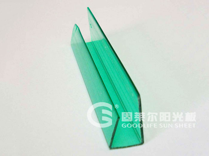 Accessories For Polycarbonate Sheet-PC Edge strip - grass