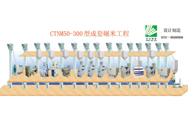 CTNM50~300型系列成套碾米設置