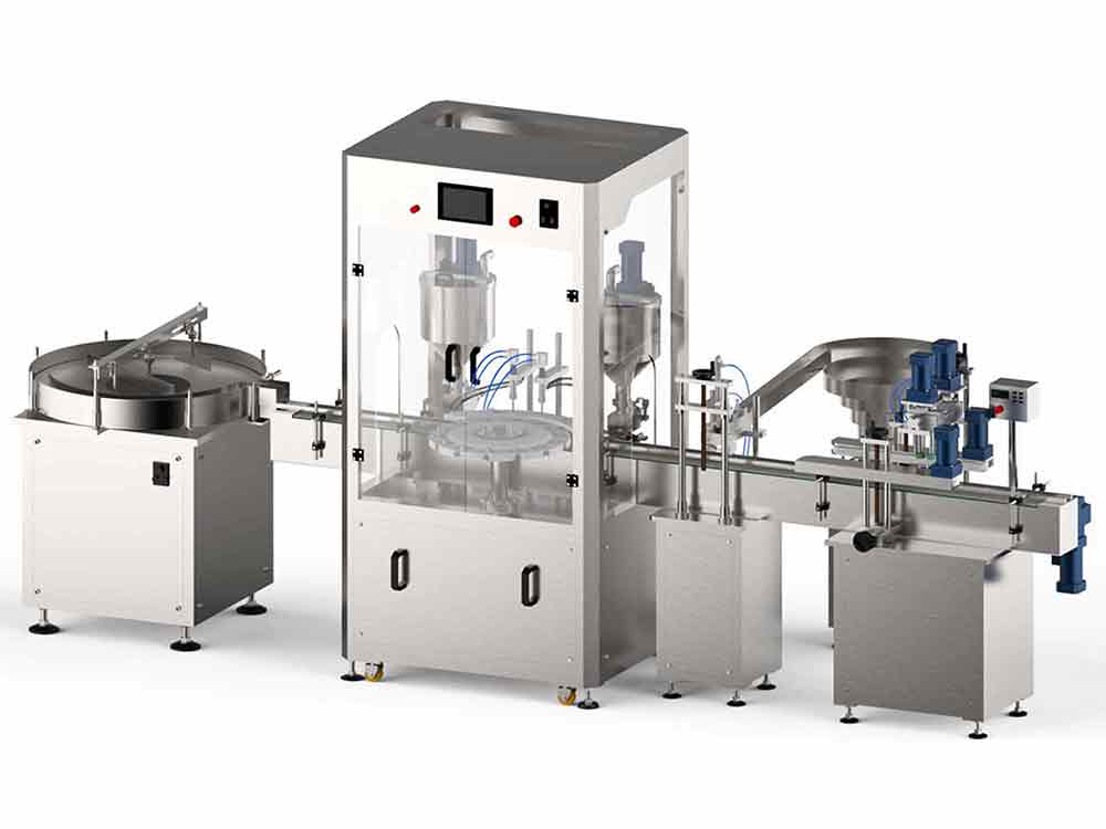 FGJ-Z Rotating Disc Filling And Capping Machine