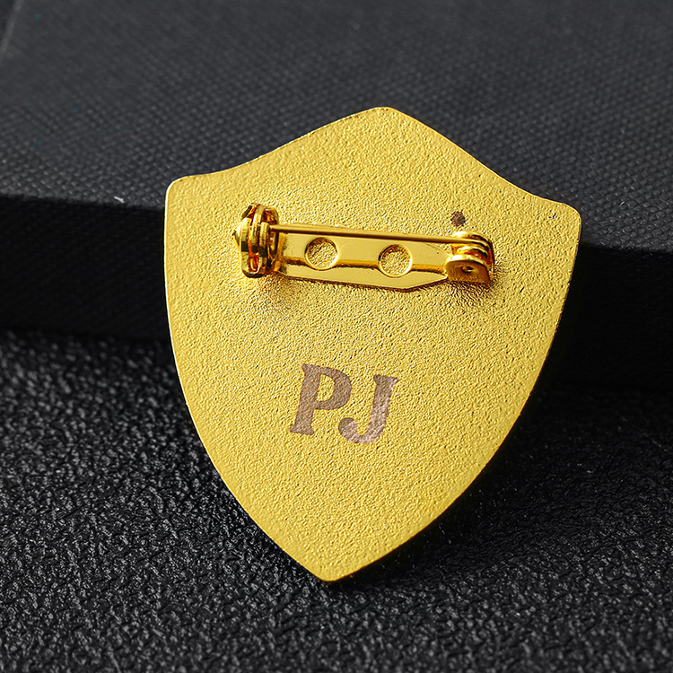 Lapel Pins With Safety Pins & Laser