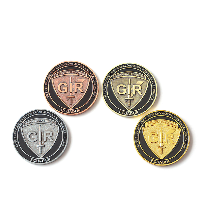 Antique Plating Challenge Coins