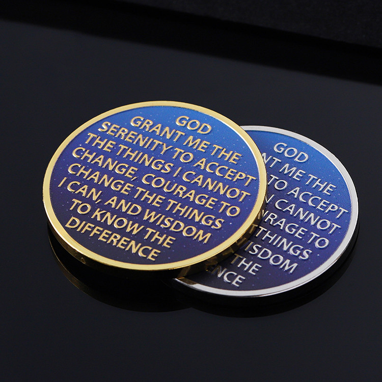 Hard Enamel With Printing Challenge Coins