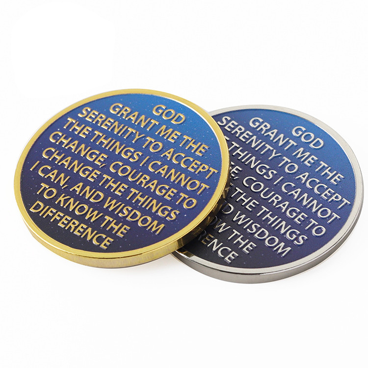 Hard Enamel With Printing Challenge Coins