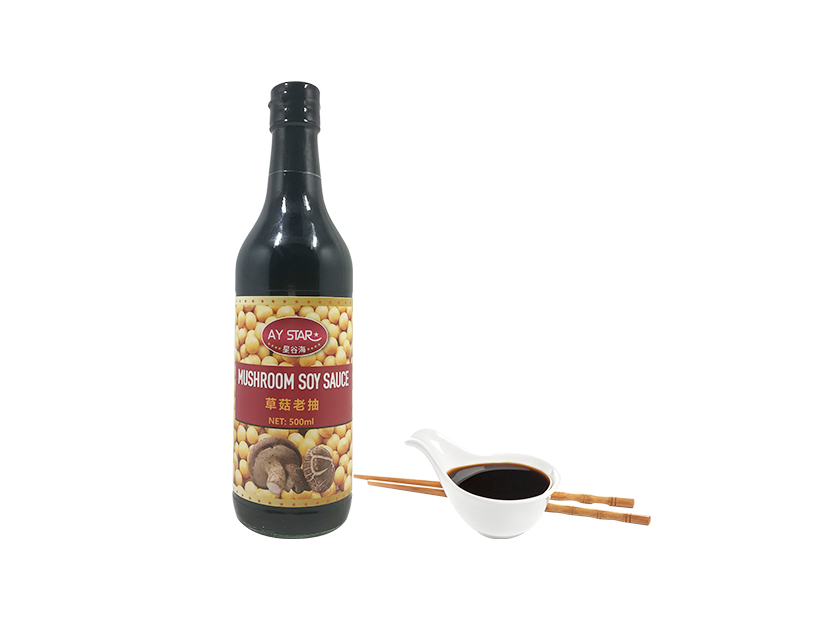 500ml Halal Chinese Oriental Shoyu Factory Cooking Mushroom Dark Soy Sauce