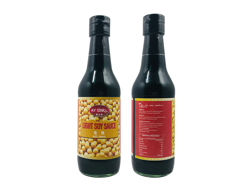 300ml Chinese Superior Wholesale OEM Light Soy Sauce