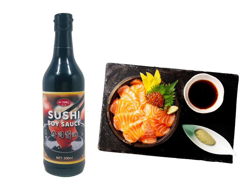 500ml Great Taste Non-GMO Sushi Japanese Soy Sauce Sashimi
