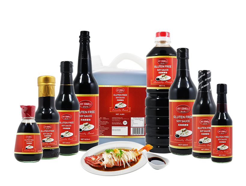 Chinese Seasoning condiments wholsesale Bulk private label Gluten Free Soy Sauce