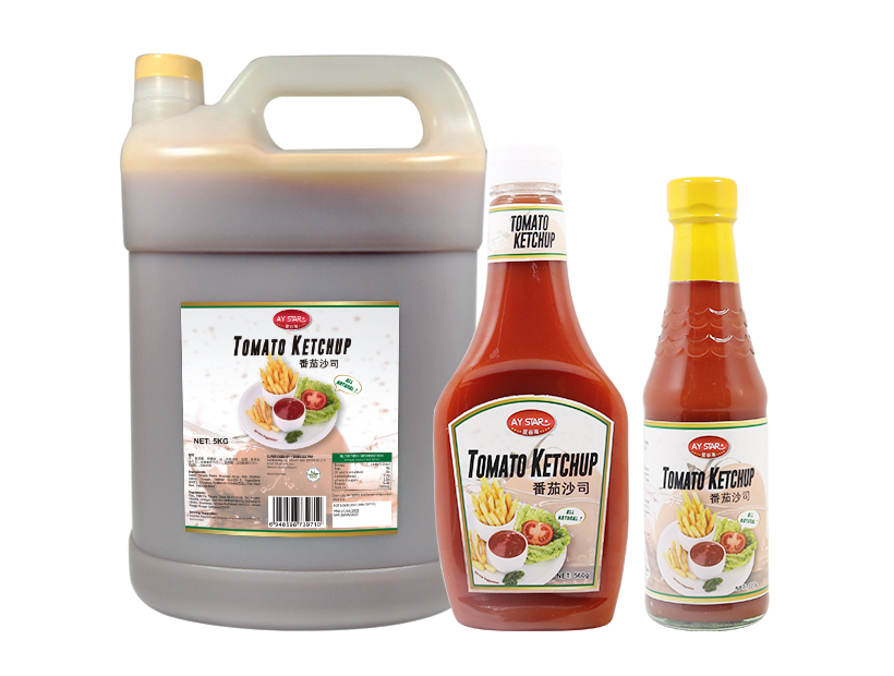 560g Factory Supplier Supermarket No Preservative Chinese Tomato Ketchup