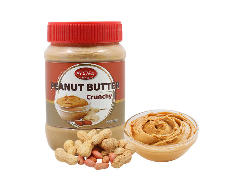 OEM Label Low Fat Pure Original Natural 510g Crunchy Peanut Butter