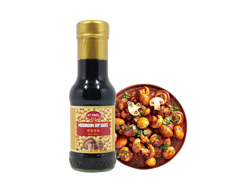 250ml Chinese Fresh Healthy Foods Mushroom Dark Soy Sauce