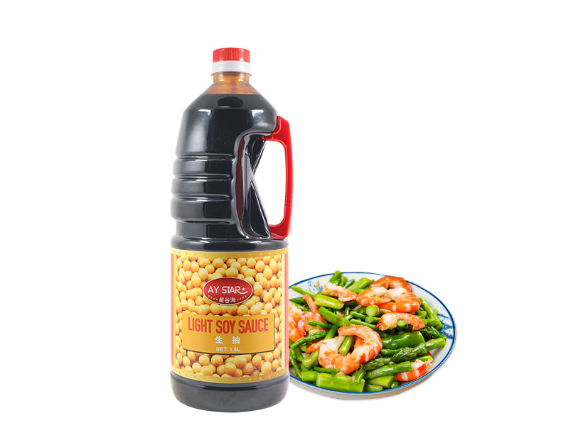 1.8L Halal Chinese Manufacturer Soya Bean Light Soy Sauce 