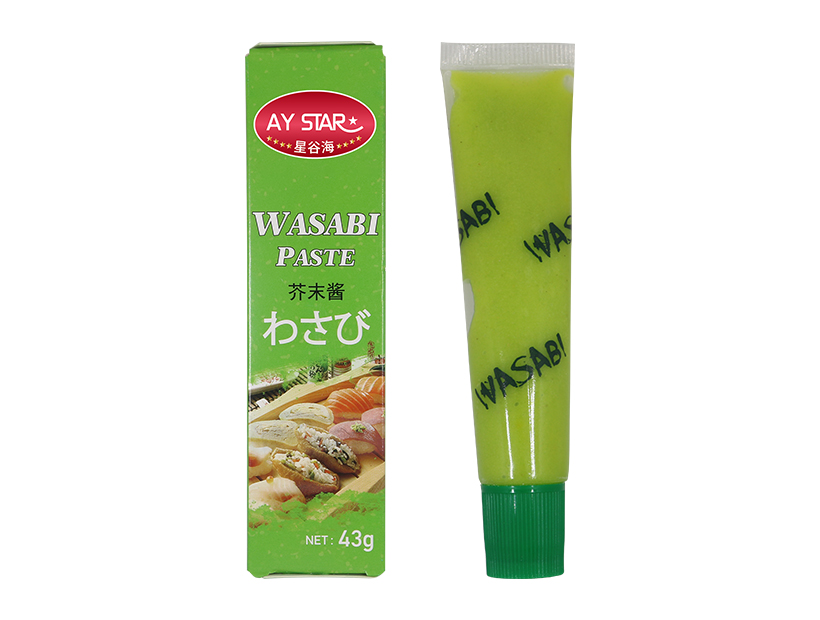 43g Private Label Chinese Supplier OEM Tube Sushi Seasoning Green Wasabi