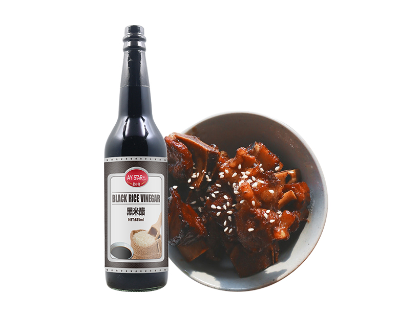 625ml OEM Brands China Supplier HACCP Liquid Natural Brewed Black Vinegar