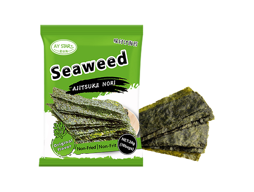24G Japanese Bulk Wholesale Dried Healthy Snacks Nori Seaweed